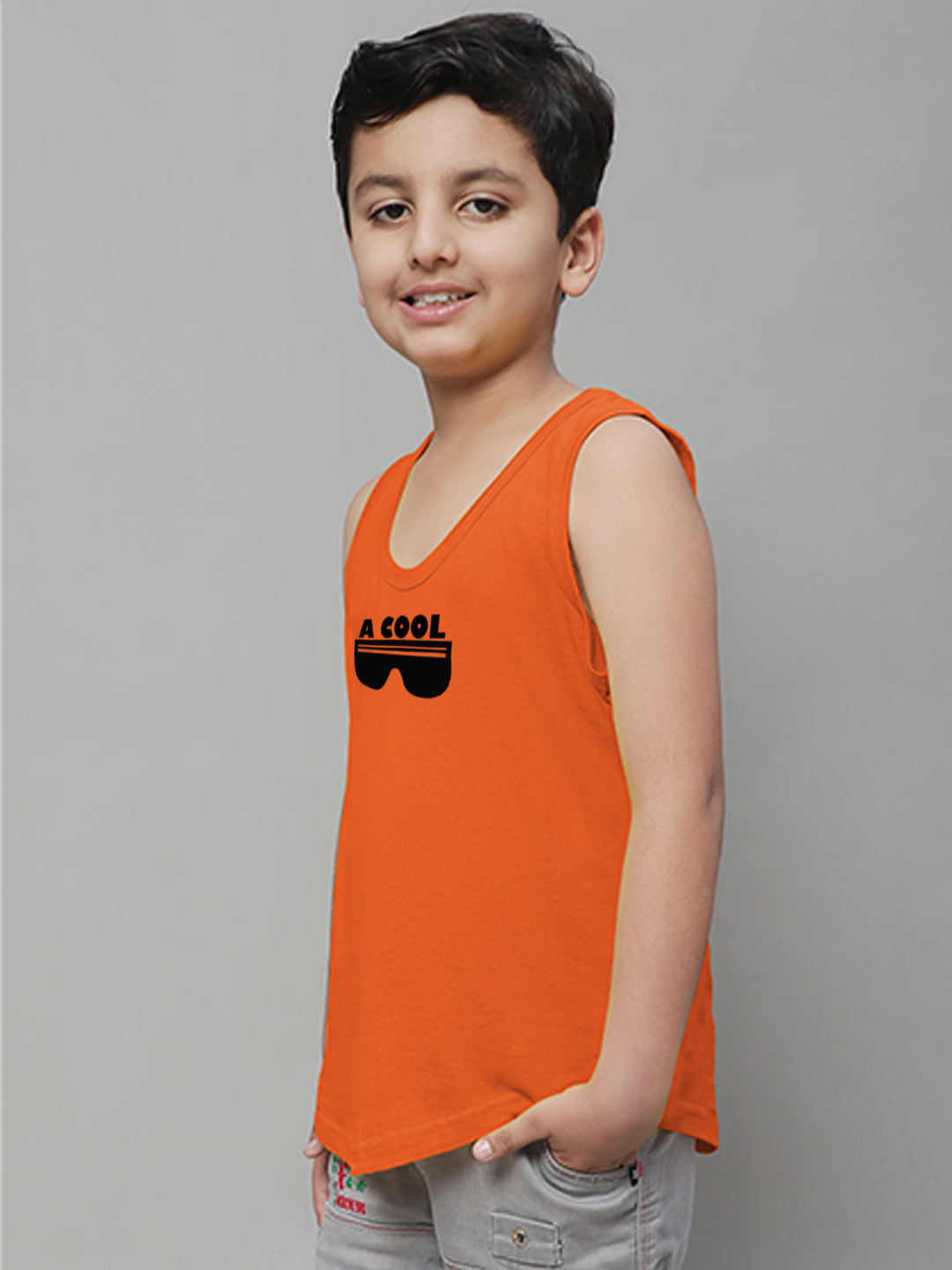 Boys Cool Printed Regular Fit Vest - Friskers