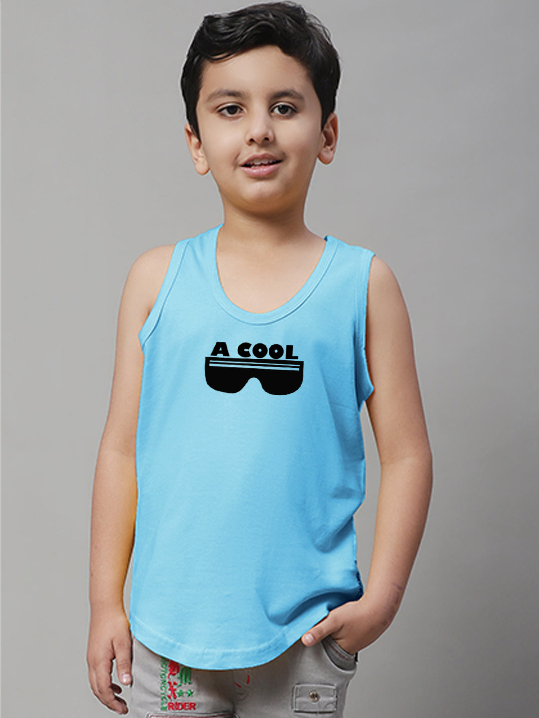 Boys Cool Printed Regular Fit Vest - Friskers