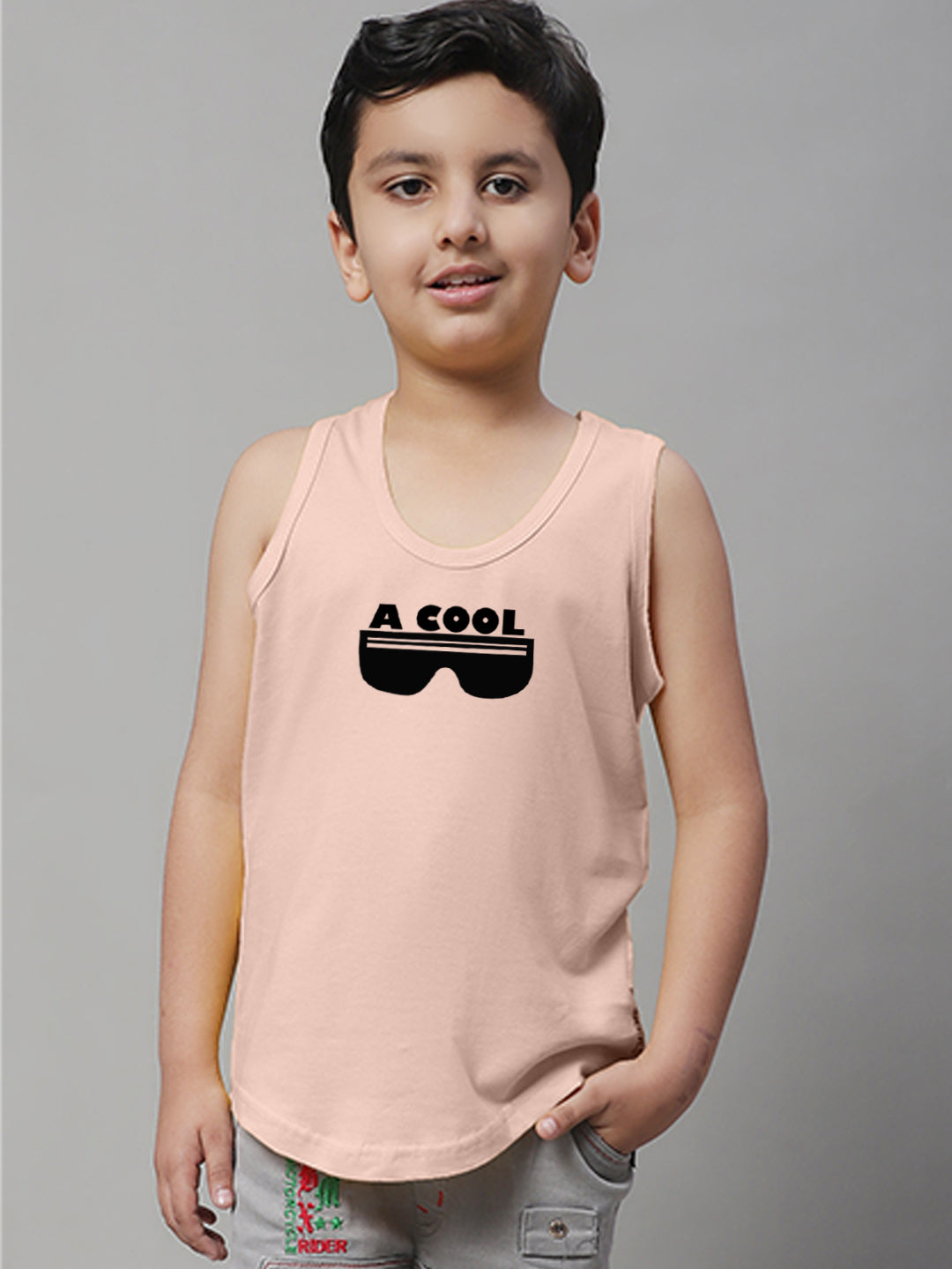 Boys Cool Printed Regular Fit Vest - Friskers