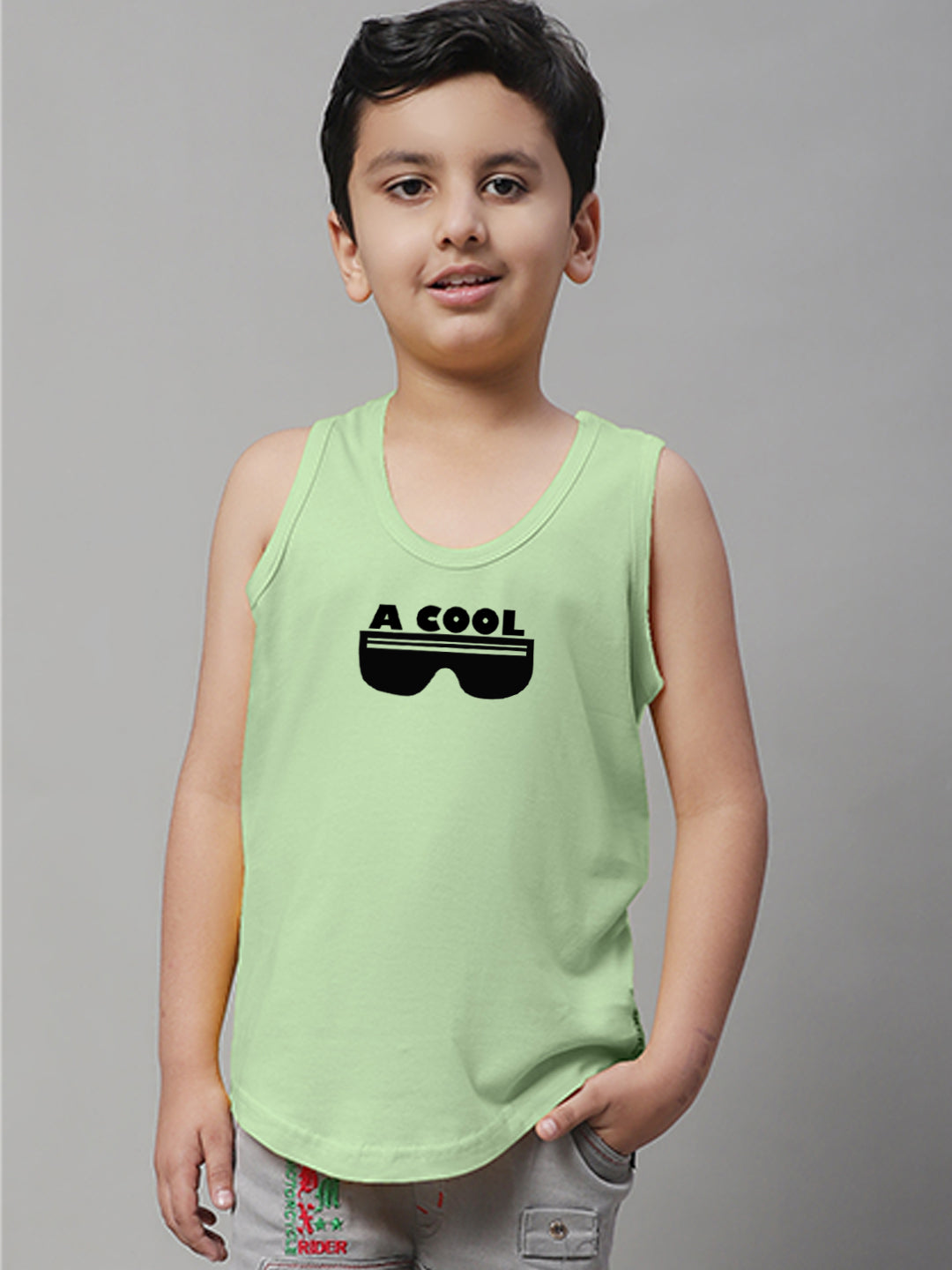 Boys Cool Printed Regular Fit Vest - Friskers