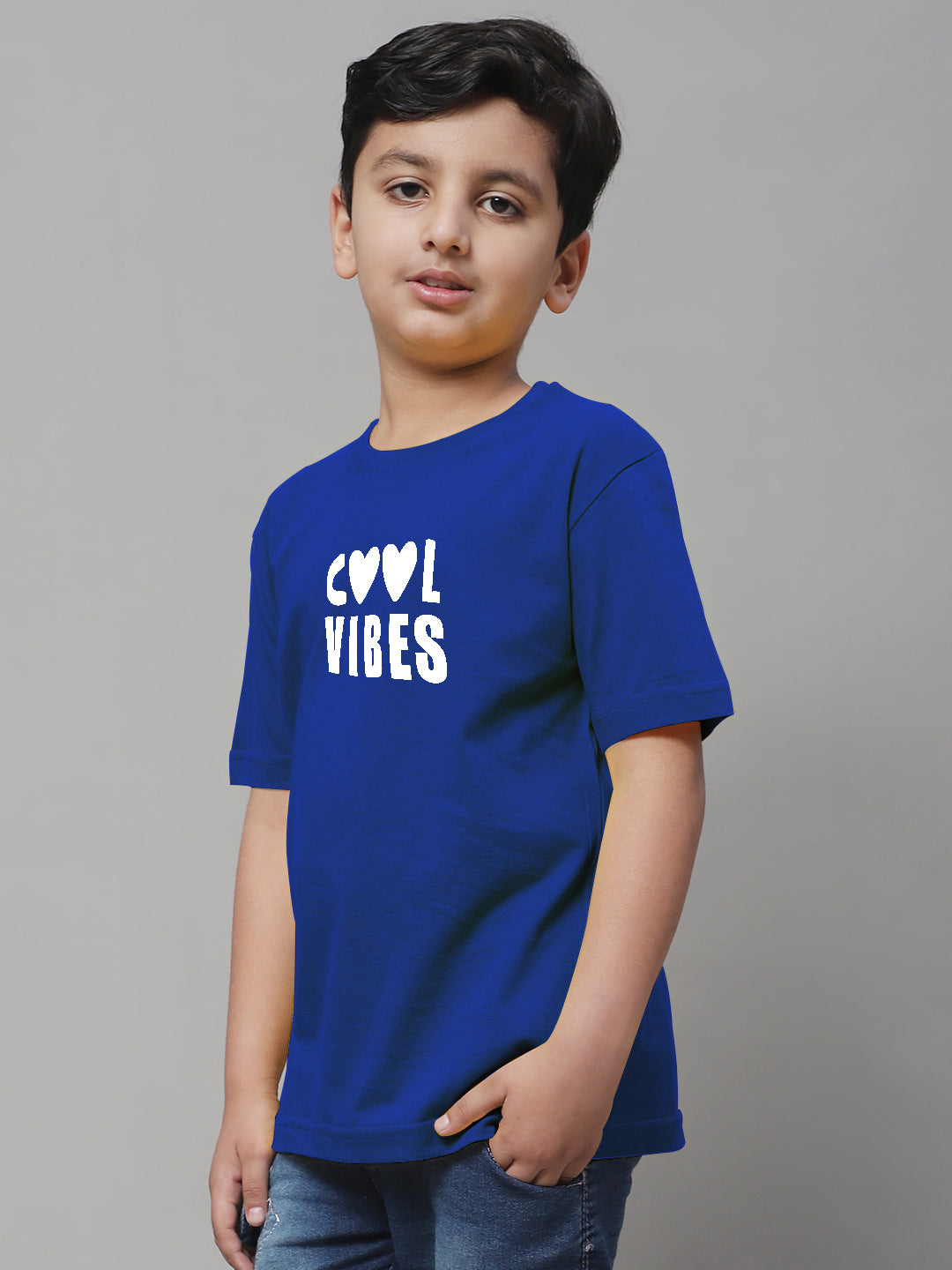 Boys Cool Vibes Regular Fit Printed T-Shirt - Friskers