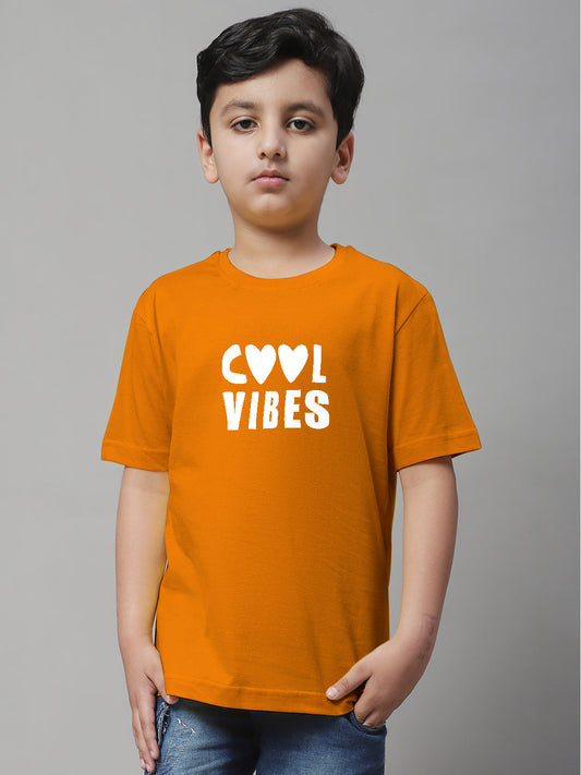 Boys Cool Vibes Regular Fit Printed T-Shirt - Friskers