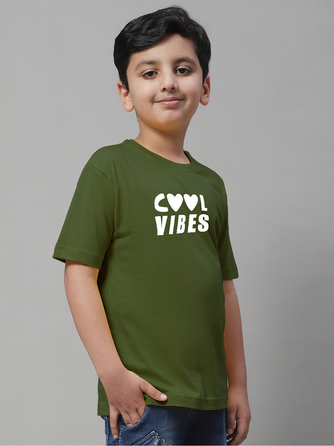 Boys Cool Vibes Regular Fit Printed T-Shirt - Friskers