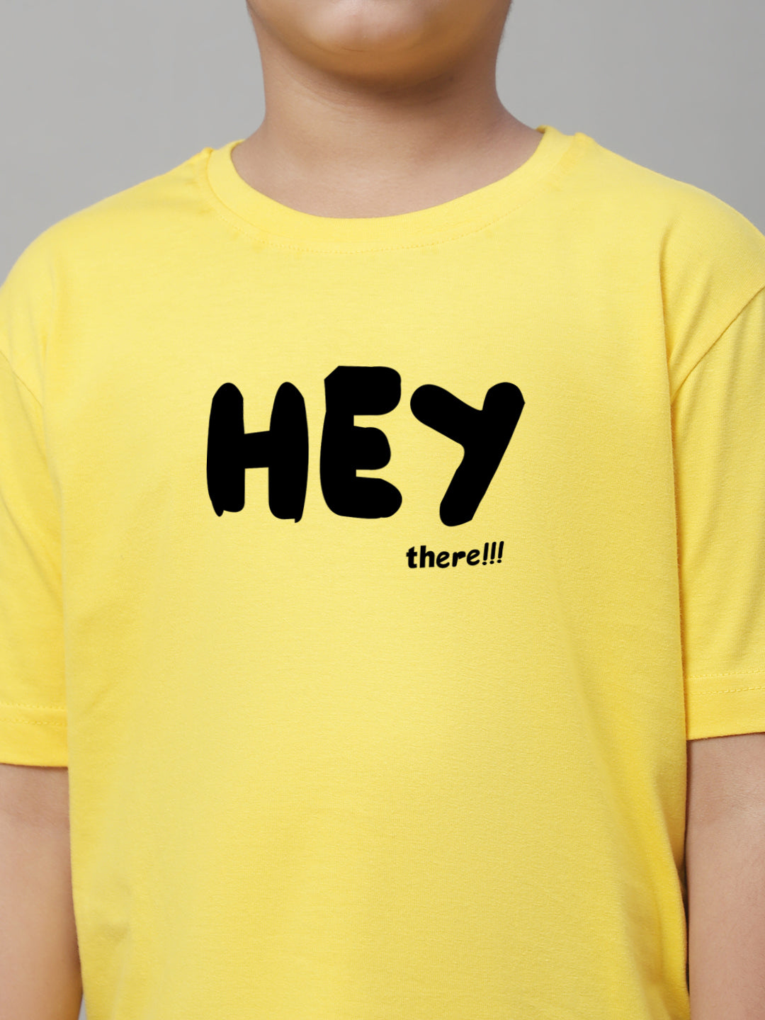 Boys Hey Casual Printed Cotton T-Shirt - Friskers