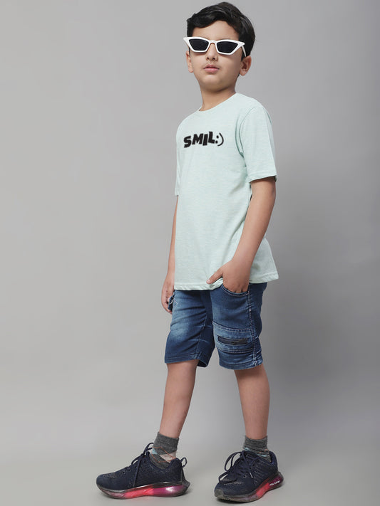 Boys Smile Regular Fit Printed T-Shirt - Friskers