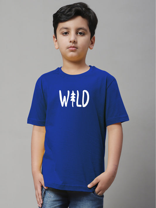 Boys Wild Regular Fit Printed T-Shirt - Friskers