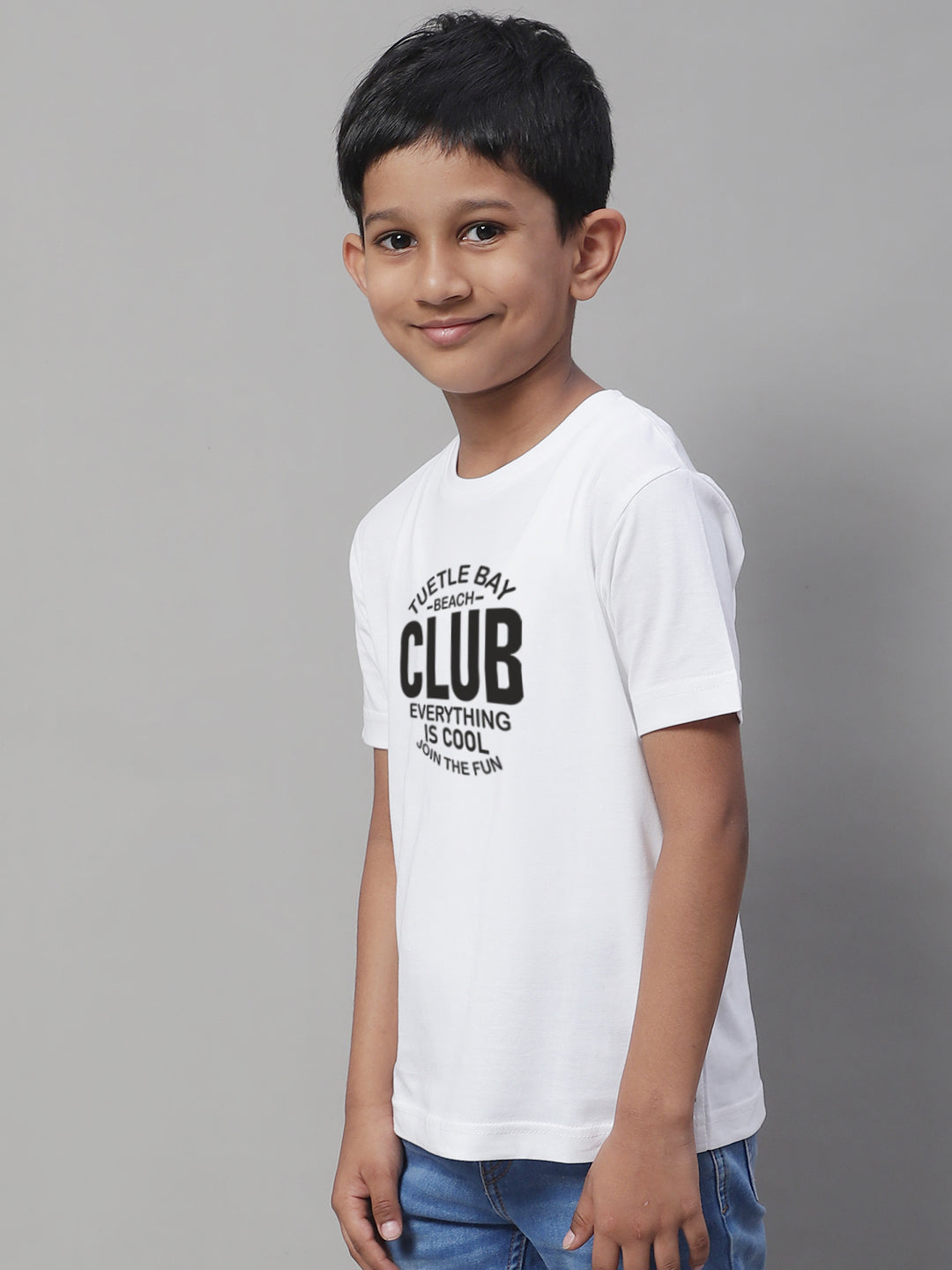 Boys Club Regular Fit Printed T-Shirt - Friskers