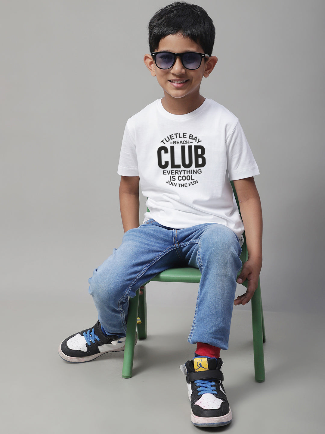 Boys Club Regular Fit Printed T-Shirt - Friskers