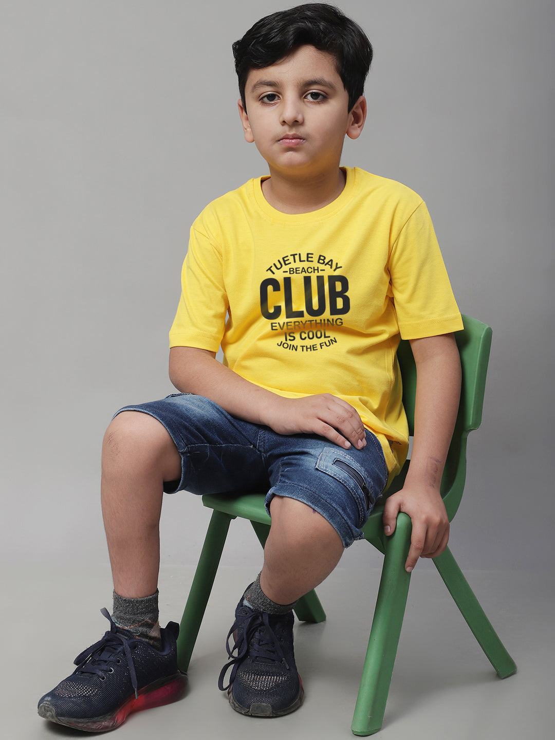 Boys Club Regular Fit Printed T-Shirt - Friskers