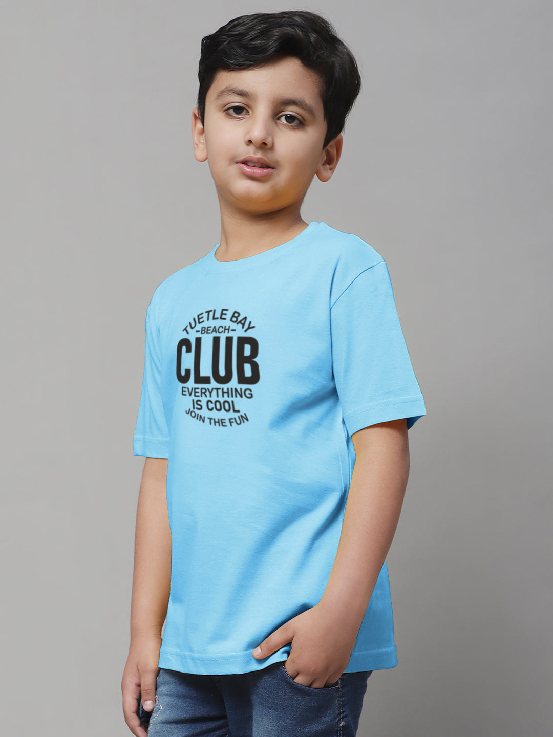 Boys Club Regular Fit Printed T-Shirt - Friskers