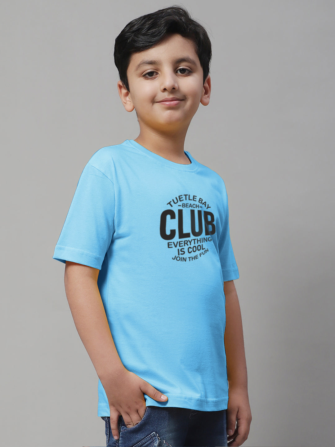 Boys Club Regular Fit Printed T-Shirt - Friskers