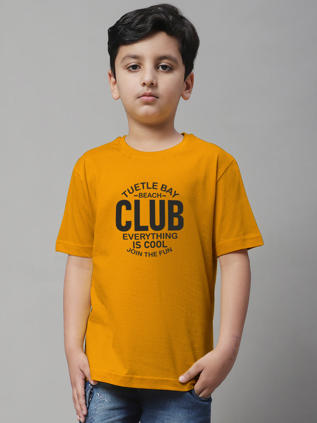 Boys Club Regular Fit Printed T-Shirt - Friskers