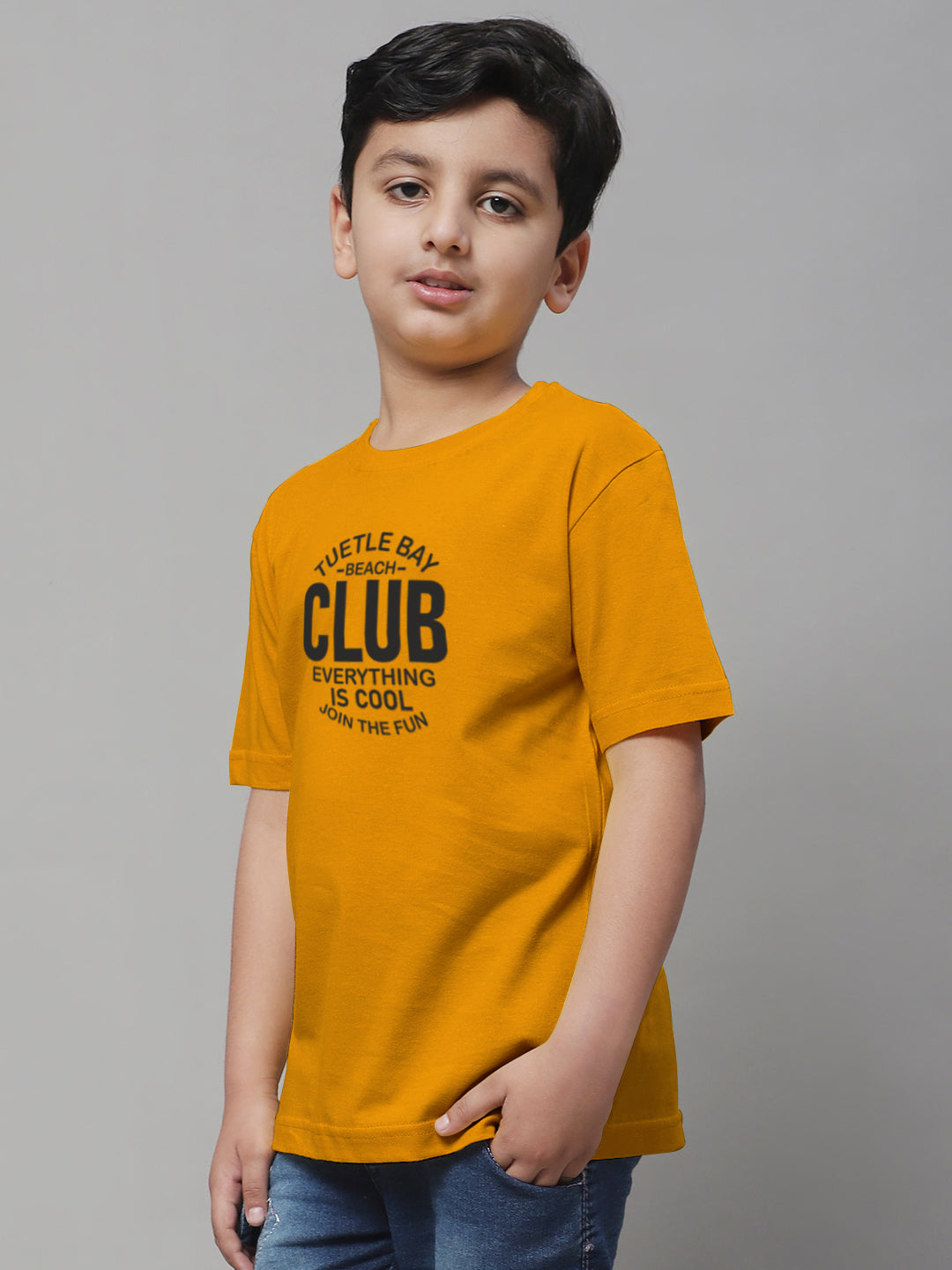 Boys Club Regular Fit Printed T-Shirt - Friskers