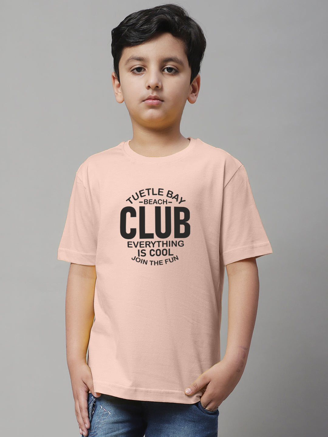 Boys Club Regular Fit Printed T-Shirt - Friskers