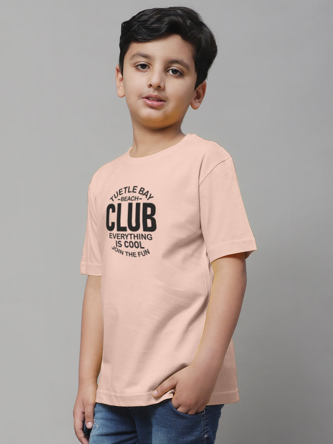 Boys Club Regular Fit Printed T-Shirt - Friskers