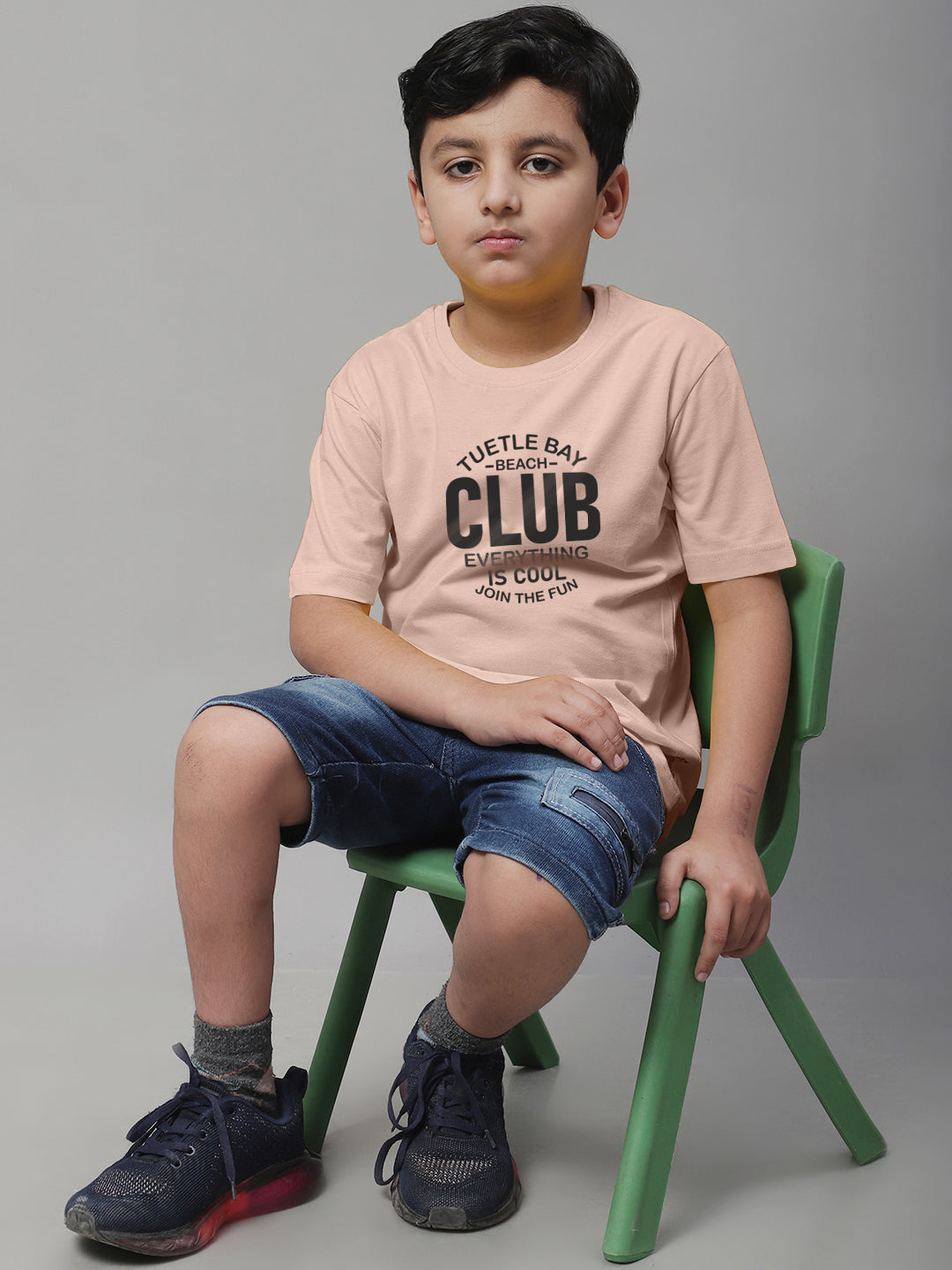 Boys Club Regular Fit Printed T-Shirt - Friskers