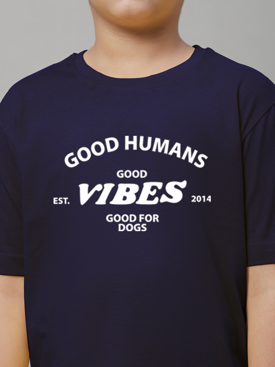 Boys Good Vibes Regular Fit Printed T-Shirt - Friskers