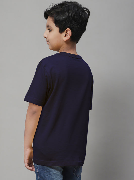 Boys Strong Regular Fit Printed T-Shirt - Friskers