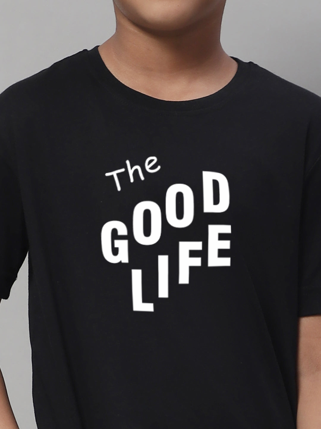 Boys Good Life Regular Fit Printed T-Shirt - Friskers