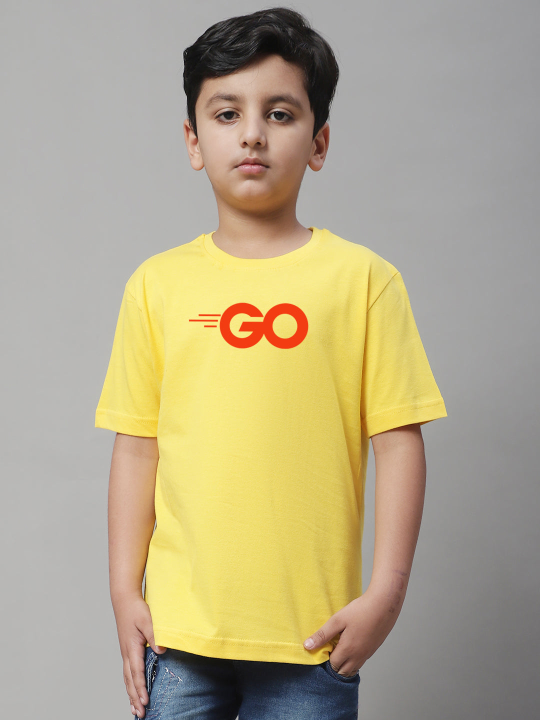 Boys Go Regular Fit Printed T-Shirt - Friskers