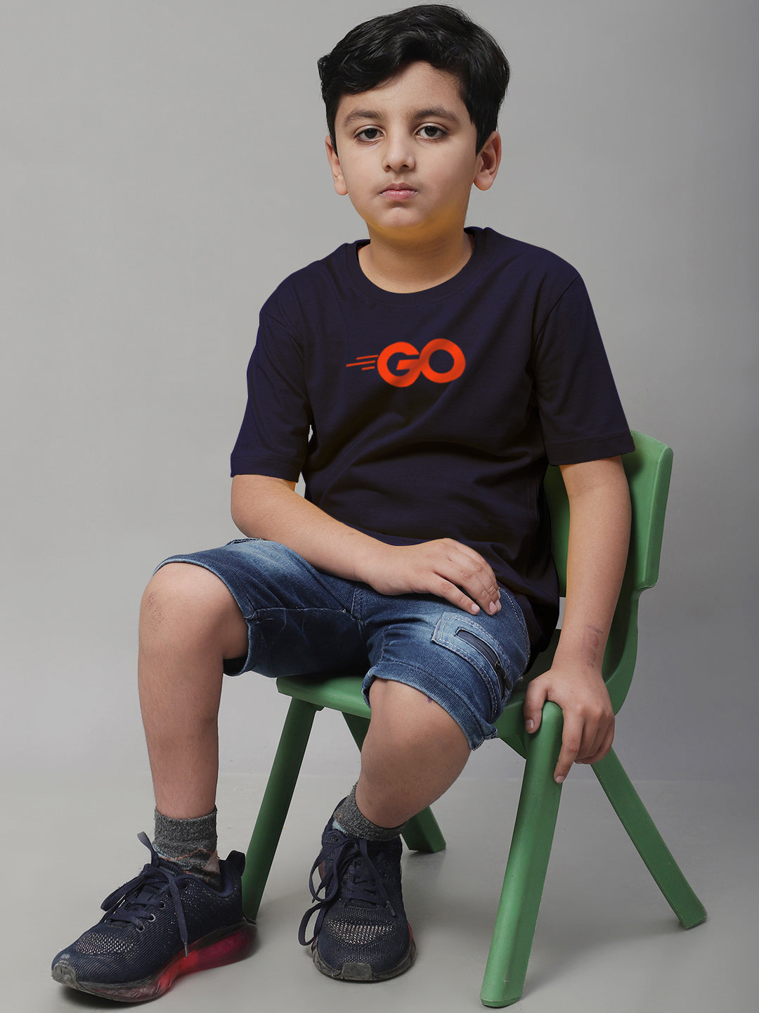 Boys Go Regular Fit Printed T-Shirt - Friskers