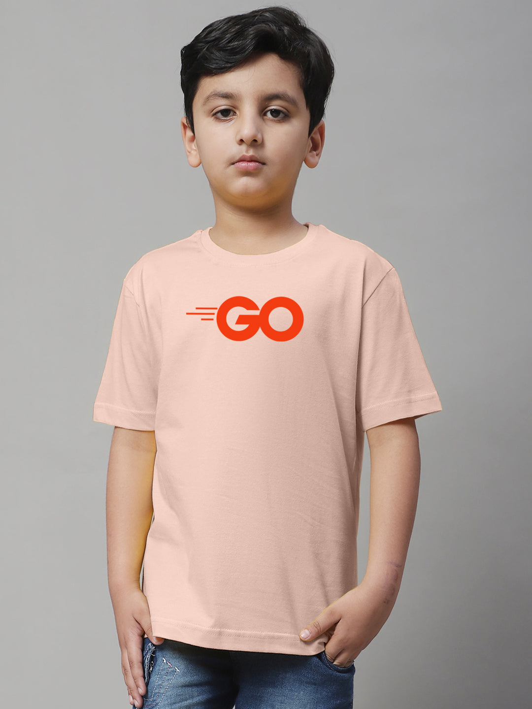 Boys Go Regular Fit Printed T-Shirt - Friskers