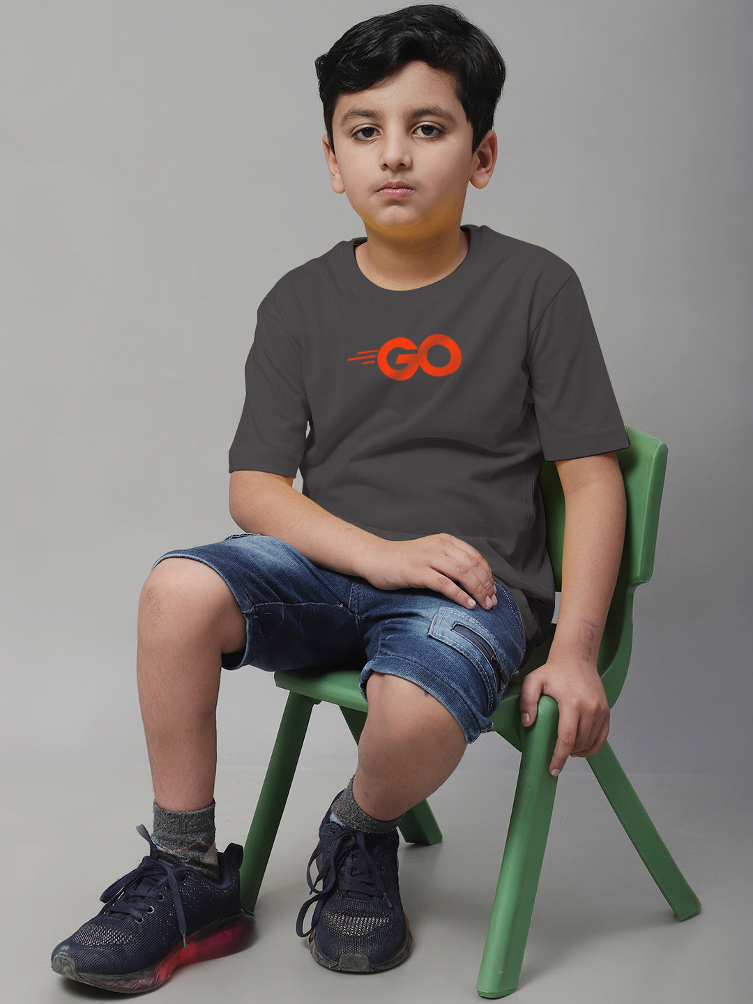 Boys Go Regular Fit Printed T-Shirt - Friskers