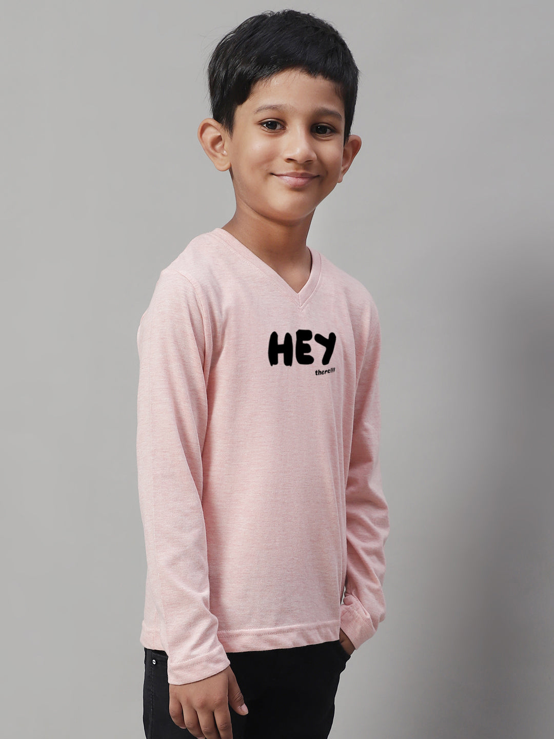 Boys Hey Casual Fit Printed T-Shirt - Friskers