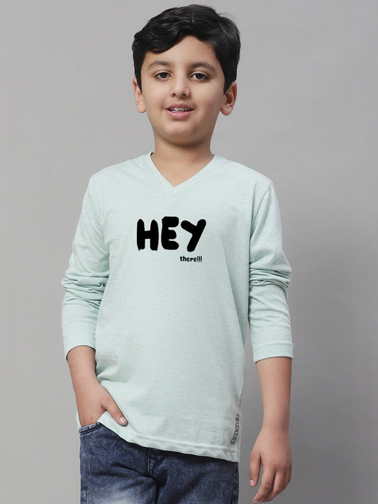 Boys Hey Casual Fit Printed T-Shirt - Friskers