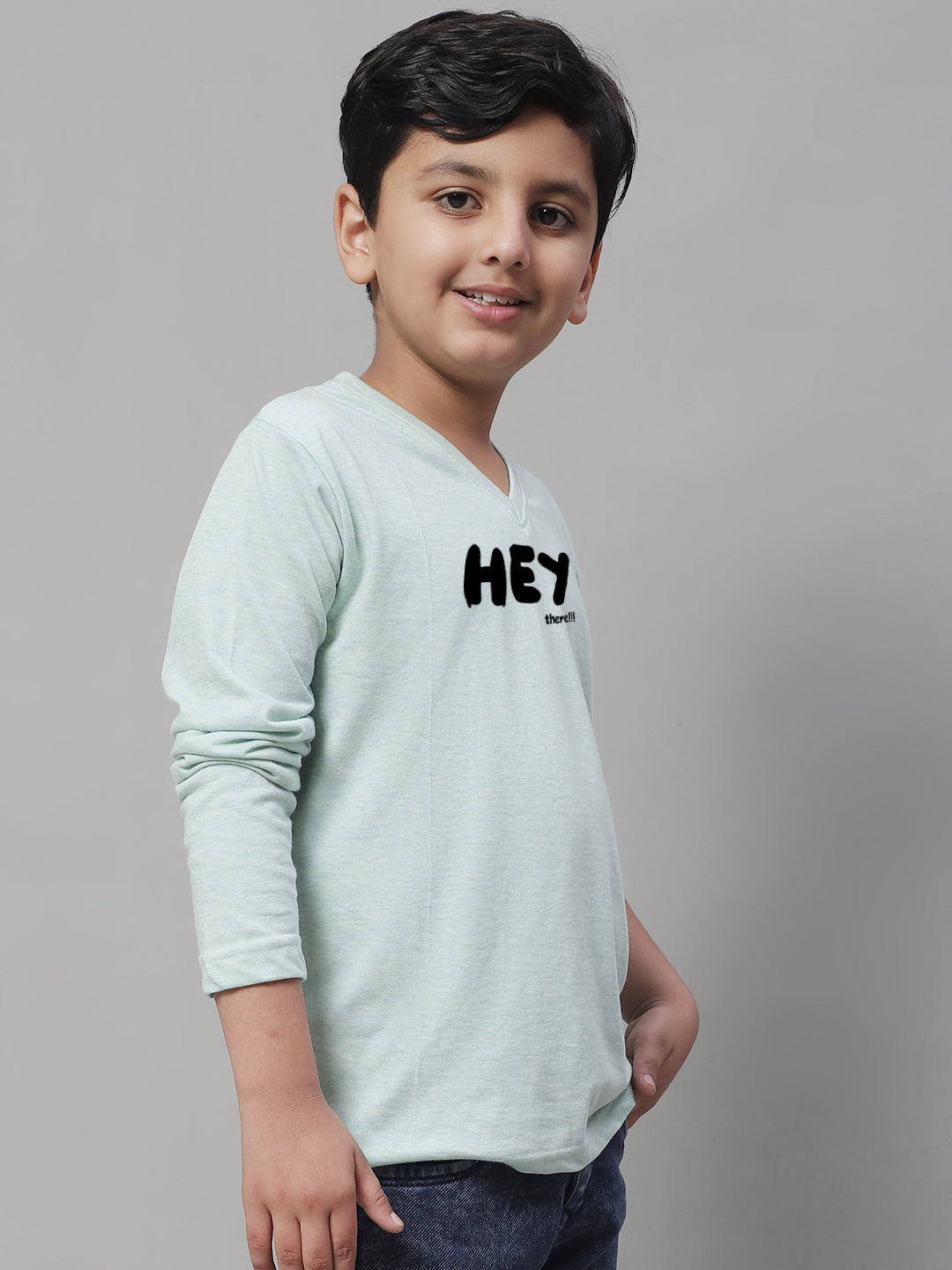 Boys Hey Casual Fit Printed T-Shirt - Friskers