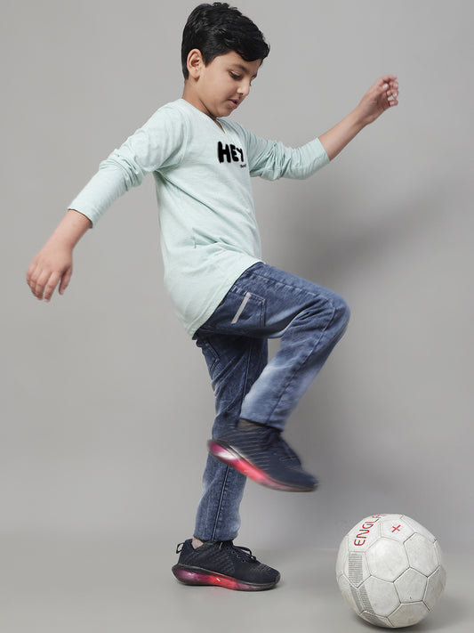 Boys Hey Casual Fit Printed T-Shirt - Friskers