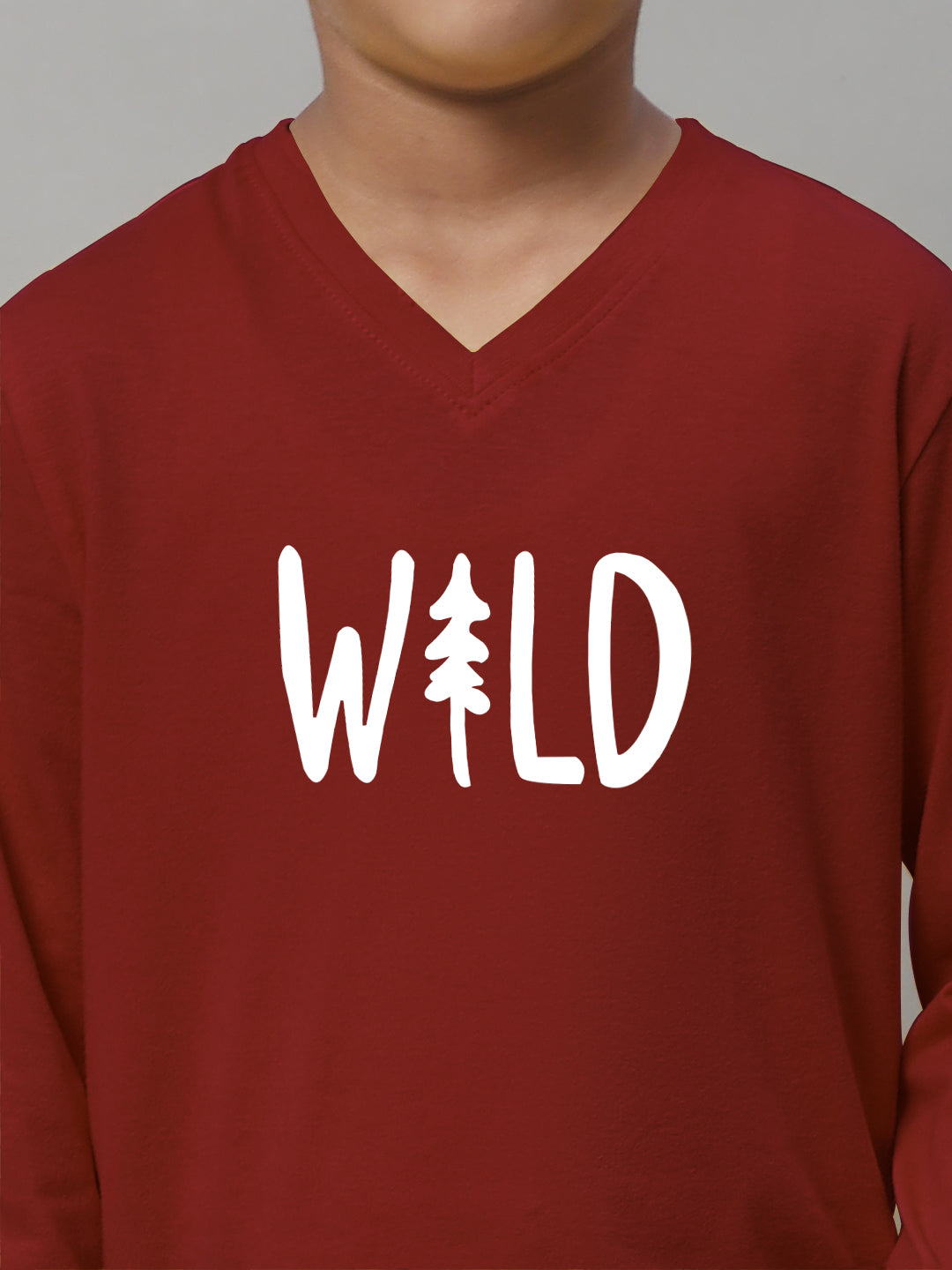 Boys Wild Full Sleeves Printed T-Shirt - Friskers
