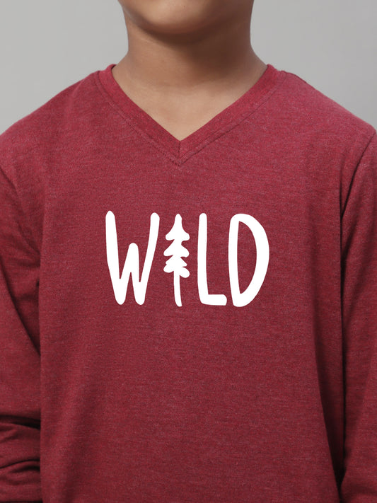 Boys Wild Casual Fit Printed T-Shirt - Friskers