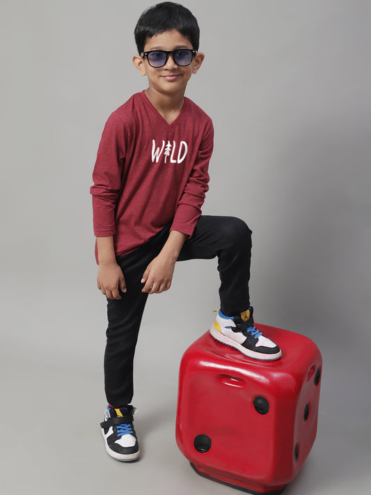 Boys Wild Casual Fit Printed T-Shirt - Friskers