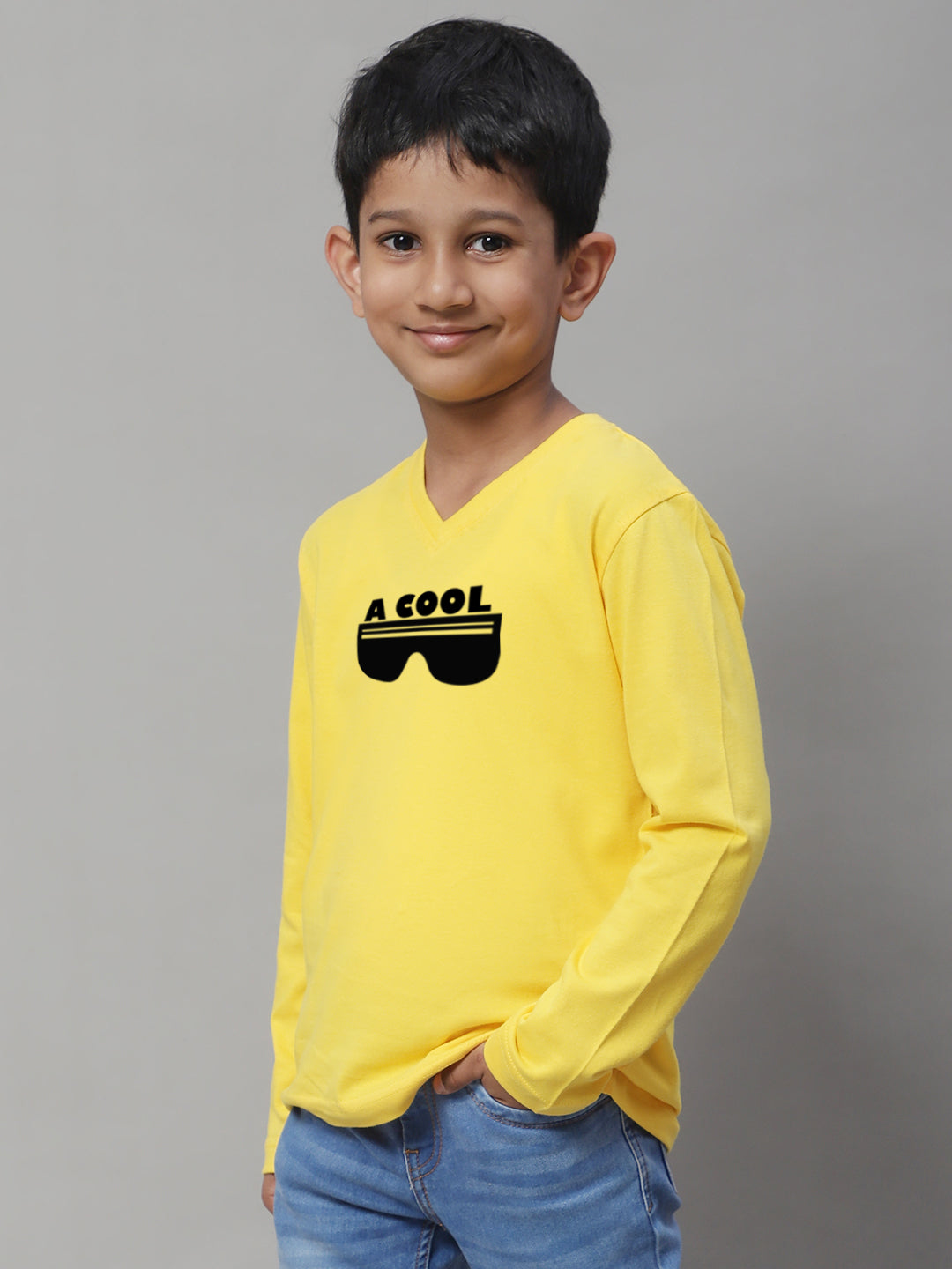 Boys Cool Full Sleeves Printed T-Shirt - Friskers