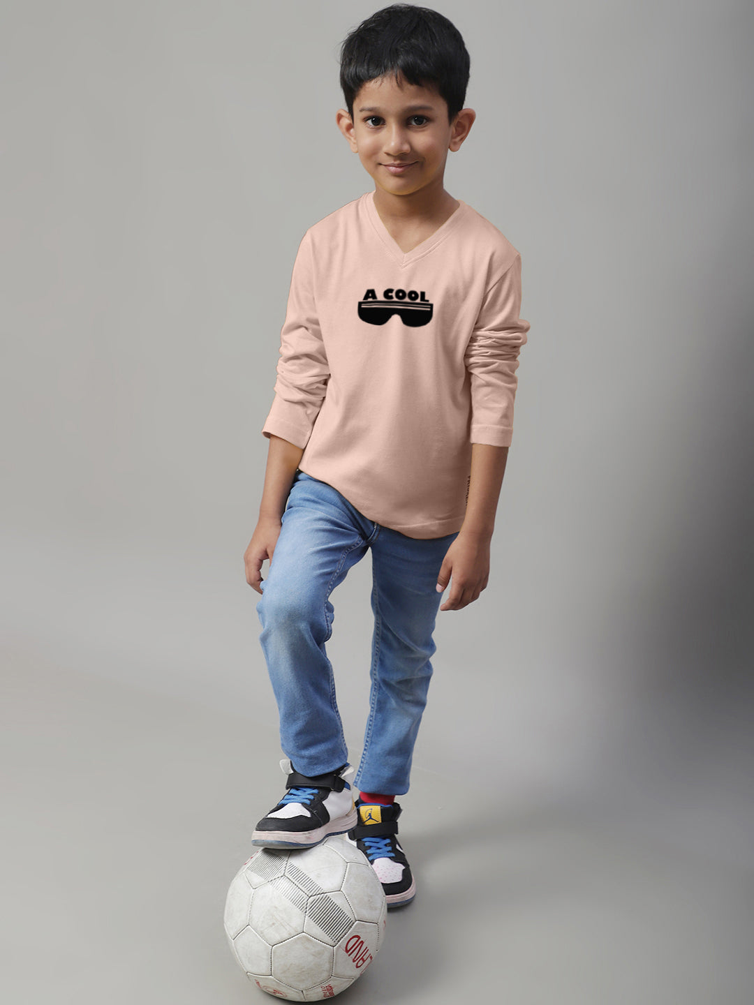 Boys Cool Full Sleeves Printed T-Shirt - Friskers