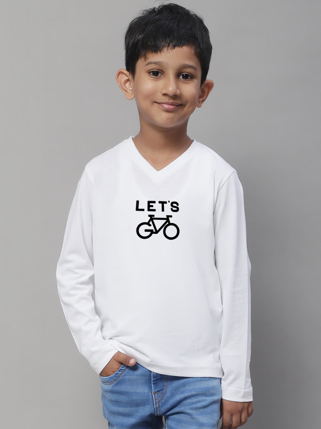 Boys Lets Full Sleeves Printed T-Shirt - Friskers