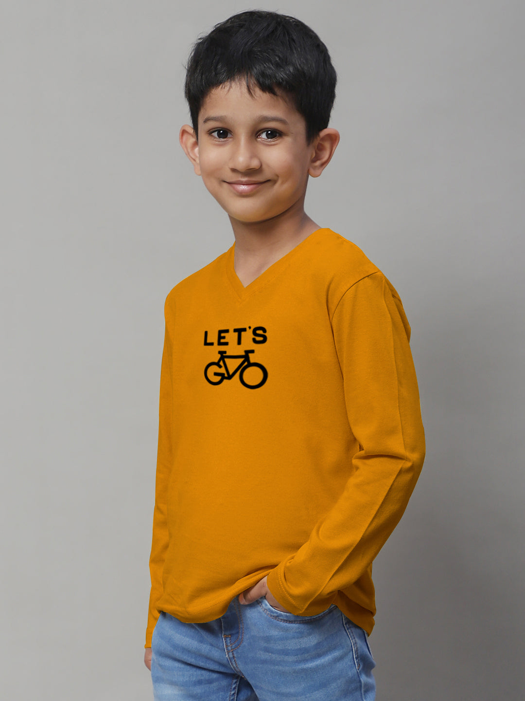 Boys Lets Full Sleeves Printed T-Shirt - Friskers