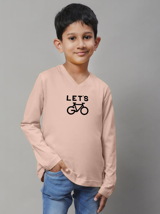 Boys Lets Full Sleeves Printed T-Shirt - Friskers