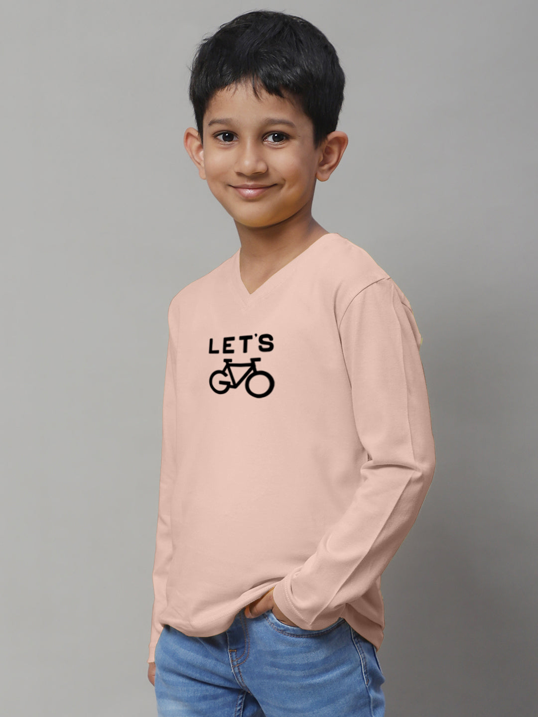 Boys Lets Full Sleeves Printed T-Shirt - Friskers