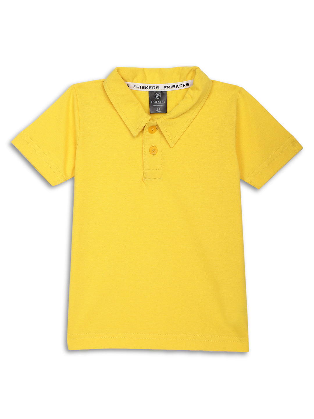 Boys Half Sleeves Polo Neck T-Shirt