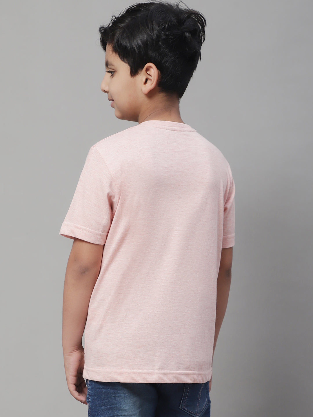 Boys Hey Half Sleeves Printed T-Shirt - Friskers