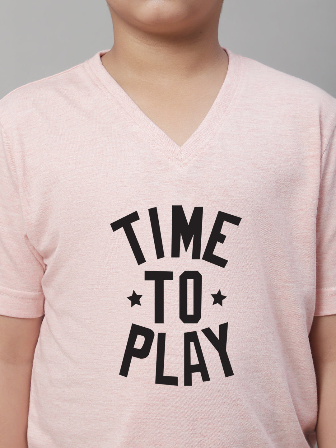 Boys Time To Play Half Sleeves Printed T-Shirt - Friskers