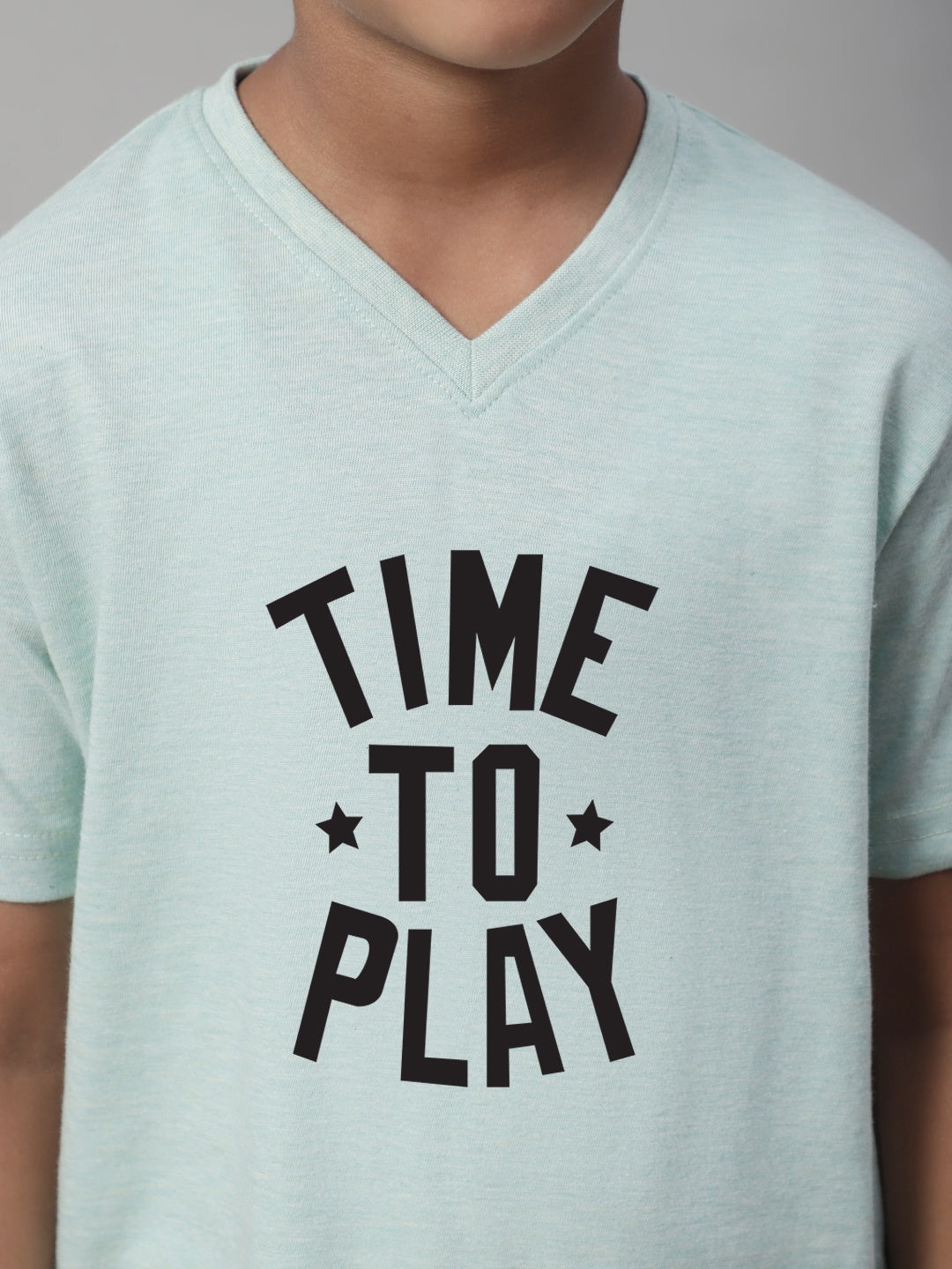 Boys Time To Play Half Sleeves Printed T-Shirt - Friskers