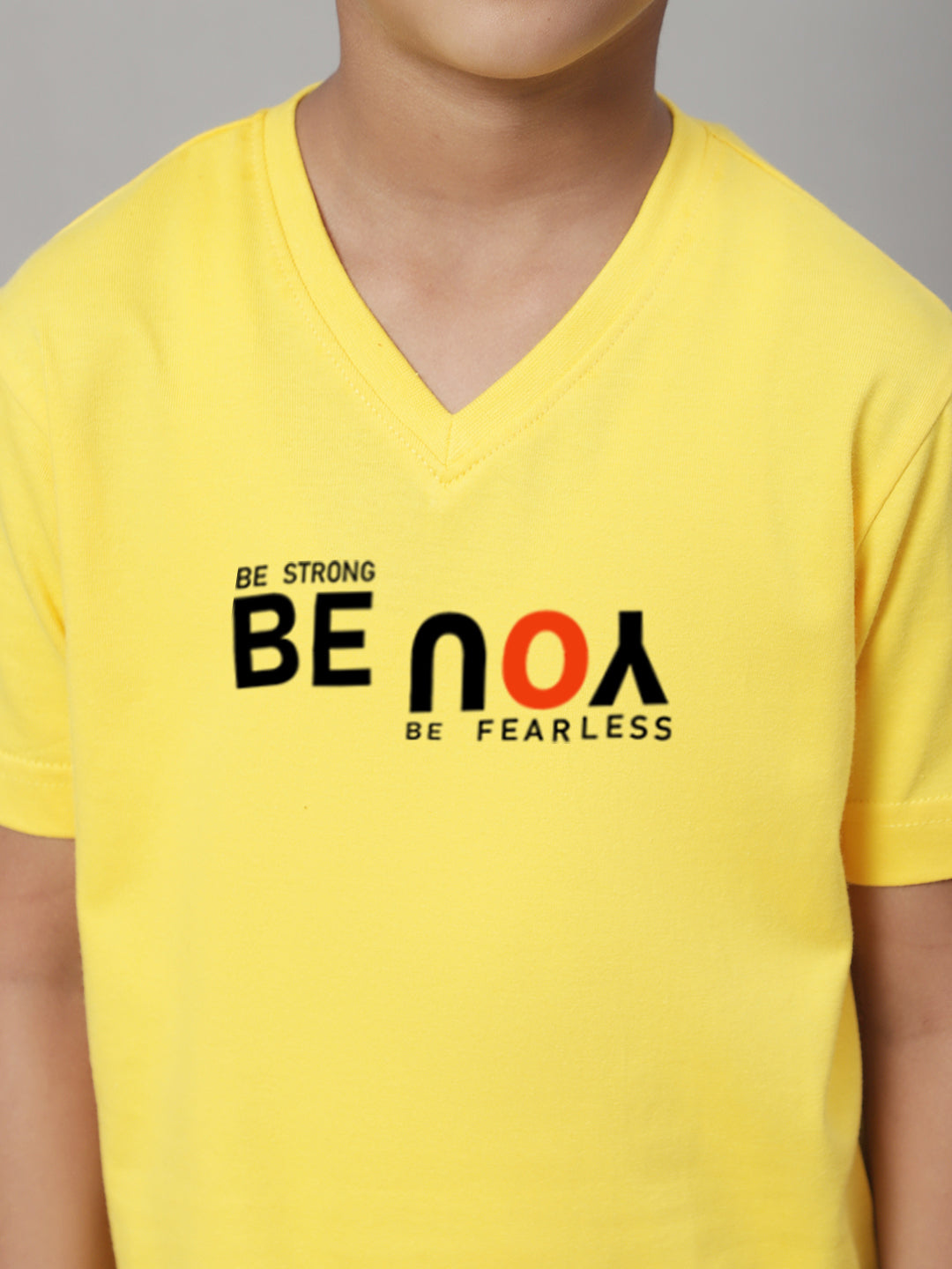Boys Be You Half Sleeves Printed T-Shirt - Friskers