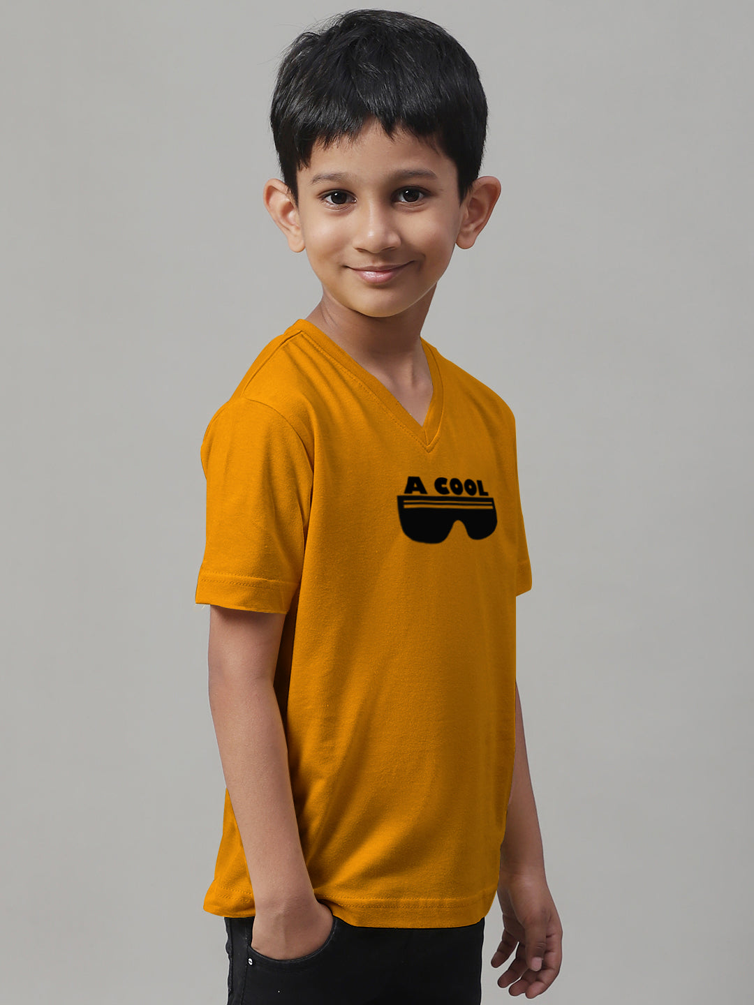 Boys Cool Half Sleeves Printed T-Shirt - Friskers