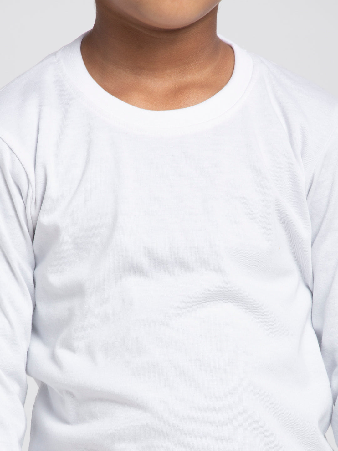 Boys Solid Pure Cotton Regular Fit T-Shirt - Friskers