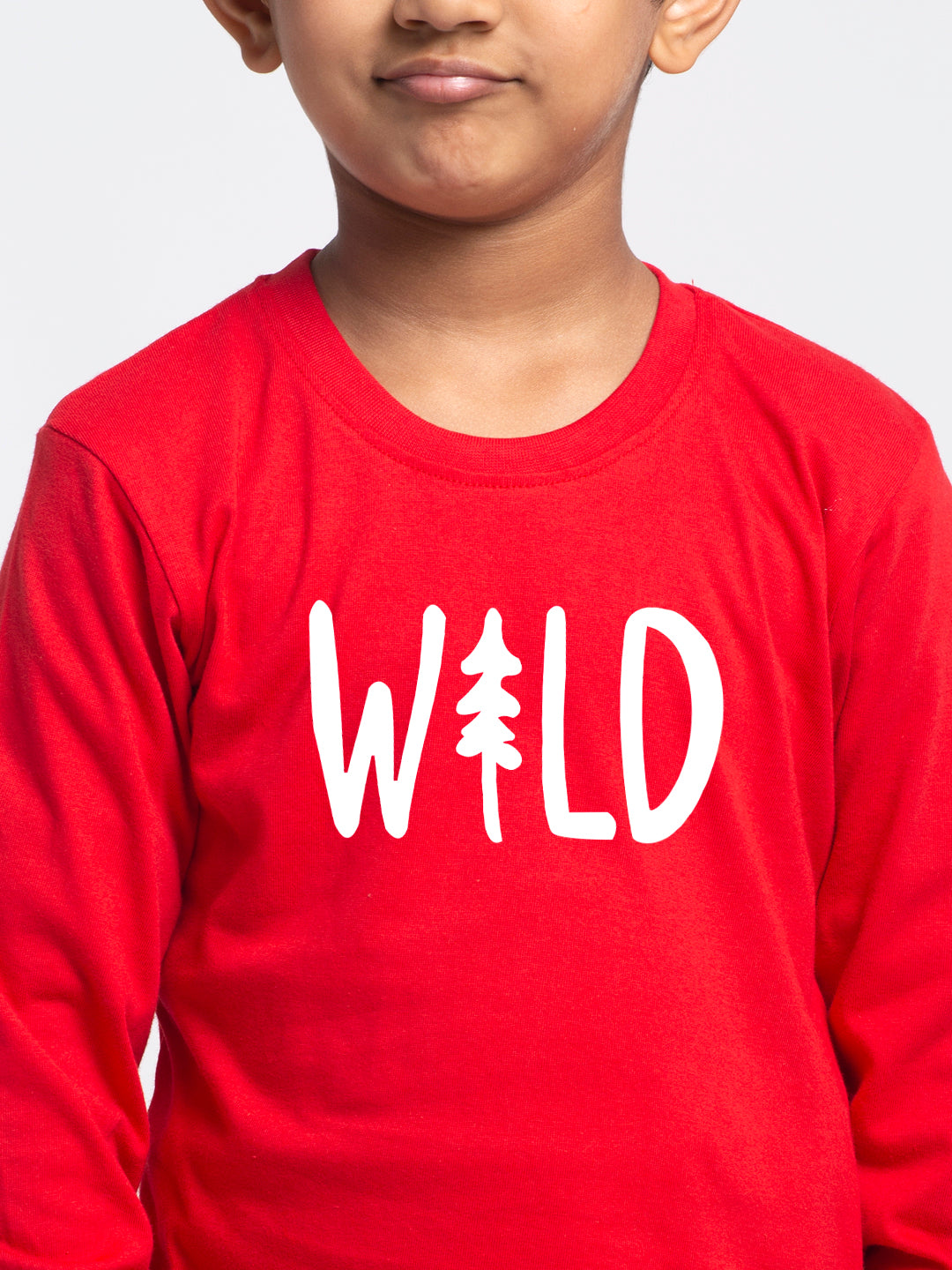 Kids Wild printed full sleeves t-shirt - Friskers