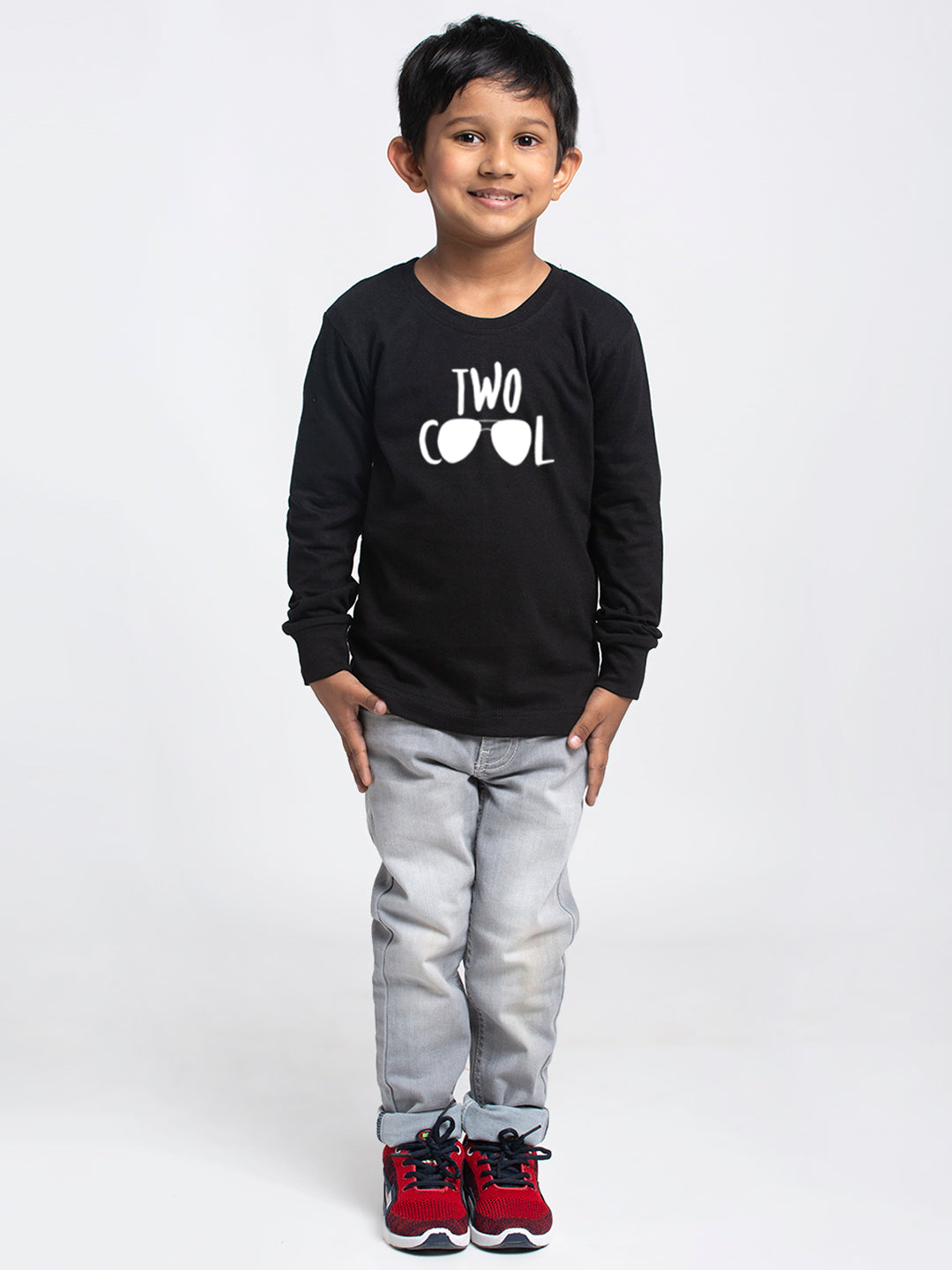 Kids Two Cool printed full sleeves t-shirt - Friskers