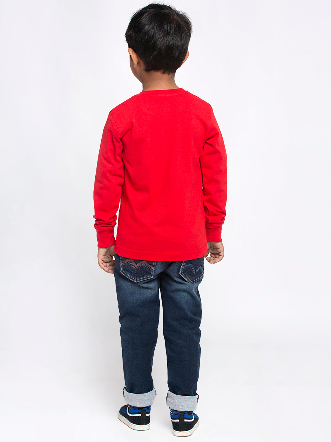 Kids Heart printed full sleeves t-shirt - Friskers